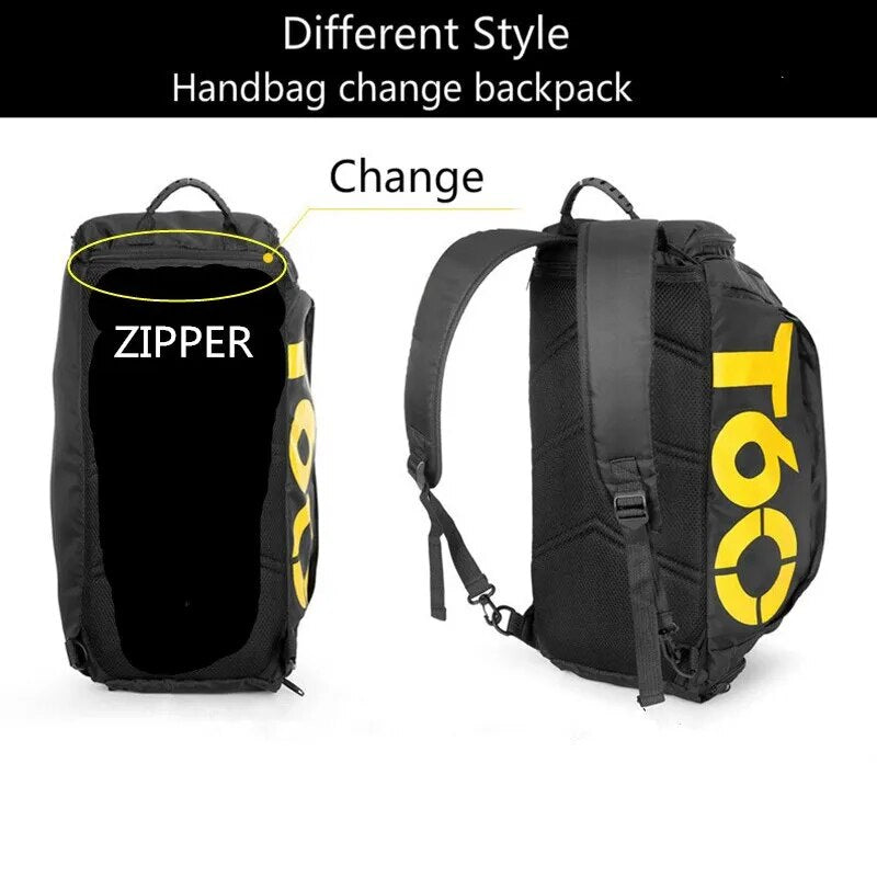 Bolsa de gimnasio, bolsa de deporte impermeable, bolsa de deporte para hombre y mujer, bolsa portátil para fitness, deportes, yoga ultraligeros, mochila de viaje grande