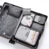 Bolsas de almacenamiento de ropa de viaje, organizador de equipaje portátil, Cubo de embalaje, 6 colores, Stock Local, superventas, 6 piezas