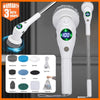 Cepillo de limpieza eléctrico multifuncional 8 en 1, Cepillo giratorio con luz LED nocturna para el Hogar, baño y cocina