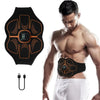 Cinturón de entrenamiento Abs EMS estimulador muscular Abdominal, cinturones tonificadores eléctricos USB, cintura, vientre, pérdida de peso, gimnasio en casa, masajeador de Fitness