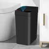 Cubo de basura con Sensor de movimiento para baño, papelera automática con tapa para cocina, oficina, sala de estar, dormitorio, 12L