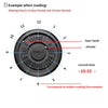 DOM Trend concept reloj magnético para hombre, nueva personalidad, tecnología creativa, puntero rodante, rodamiento de bolas, moda, wate