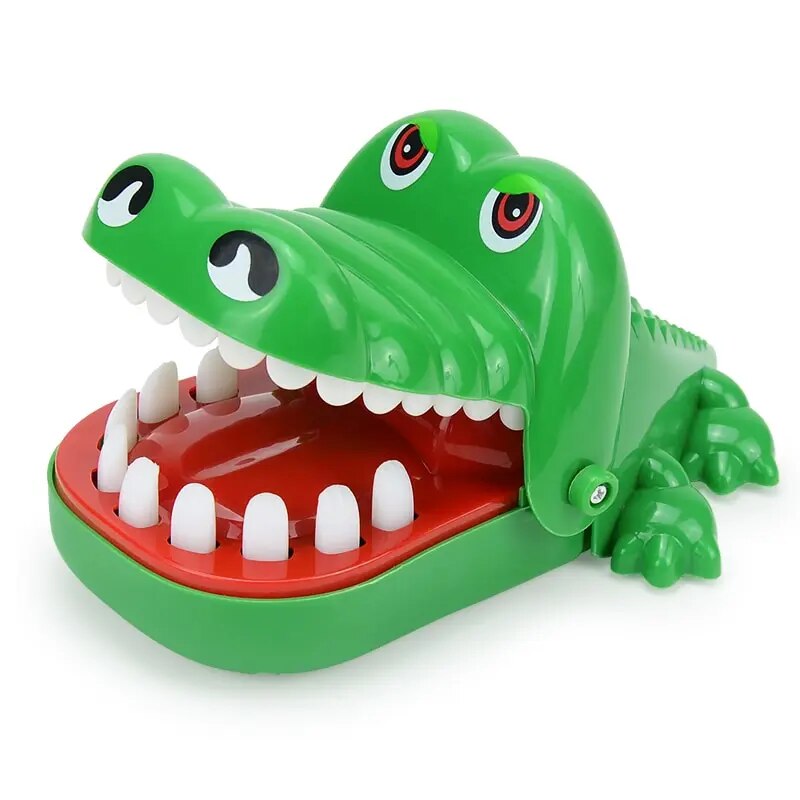 Dientes de cocodrilo Juguetes para niños Alligator que muerde los dedos, juegos de dentista. Divertido para el juego de la suerte de los niños y los partidos de los juguetes de los niños