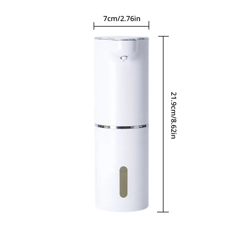 Dispensador automático de jabón líquido infrarrojo, máquina de espuma inteligente, desinfectante de manos, 300ML, color blanco, 1 unidad