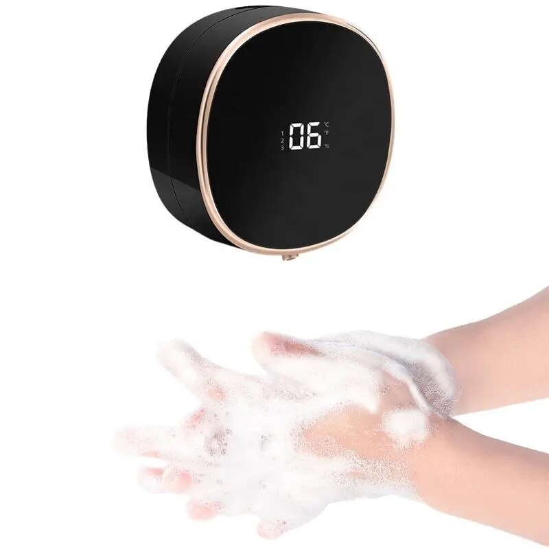 Dispensador de jabón inteligente sin contacto, dispositivo de lavado de manos con Sensor de movimiento, 280 mah, montado en la pared, 1200 ml