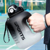 GIANXI-botella de agua deportiva portátil, vaso de plástico con pajita, gran capacidad, para viaje al aire libre