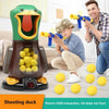 Hungry Shooting Duck Toys pistola alimentada por aire, Bola de bala suave con luz, puntuación electrónica, juegos de batalla, pistola divertida, juguete para niños