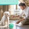 Juguete interactivo para perro y gato, Bola de goma resistente a las mordeduras, juguetes para masticar, bolas de Limpieza de dientes con fugas de silicona, productos para mascotas