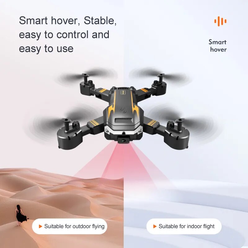 KBDFA-Dron con cámara HD 5G y 8K, cuadricóptero plegable profesional con GPS, cuatro caras, evitación de obstáculos, FPV, WIFI, S6,Dron 8K Professional FPV,Drone Professional GPS,Dron GPS 2023 Profesional,Dron Camara