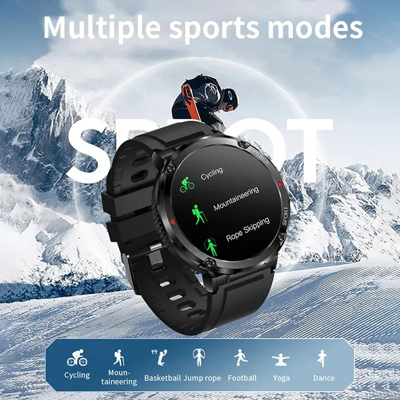 LIGE-reloj inteligente para hombre, accesorio de pulsera deportivo con pantalla HD de 600 pulgadas, batería de 2023 mAh, Bluetooth, llamadas, nuevo, 1,6