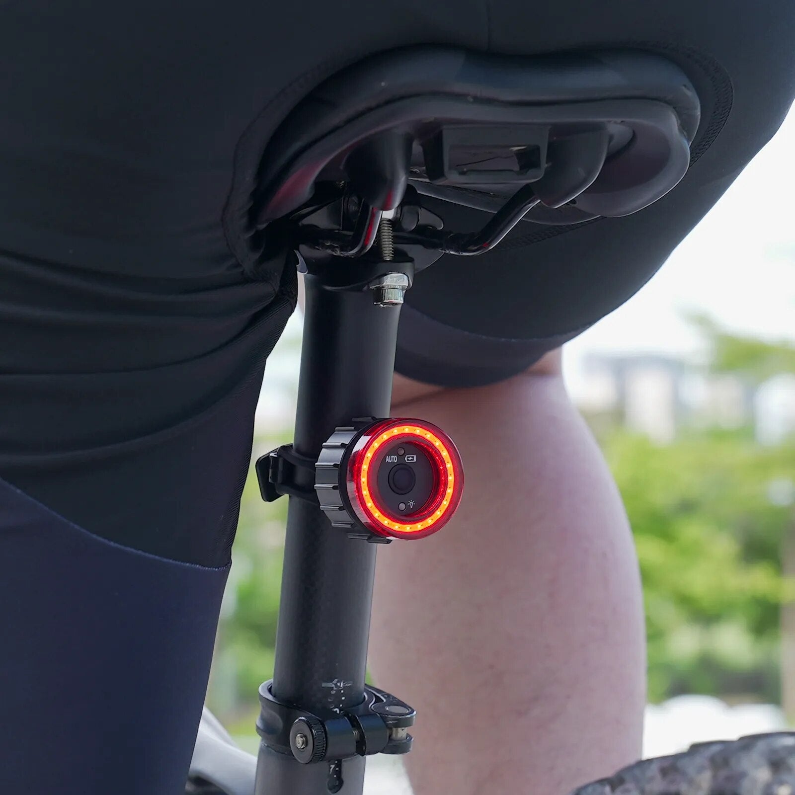 Luz LED inteligente con sensor de freno para bicicleta, luz trasera resistente al agua para ciclismo