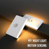 Luz nocturna con Sensor inteligente LED, iluminación de pared con carga USB, inalámbrica, para dormitorio, pasillo, armario
