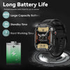 MELANDA-reloj inteligente militar para hombre, accesorio de pulsera resistente al agua Ip68 con Bluetooth, llamadas, compatible con Xiaomi, Android e IOS, 1,85