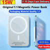 Macsafe-Powerbank Original Magsafe, cargador inalámbrico magnético para iPhone, paquete de batería auxiliar externa rápida de 15W, 1:1