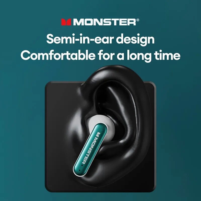 Monster-auriculares inalámbricos XKT17 originales, cascos HiFi con Bluetooth de baja latencia, deportivos, para juegos, novedad