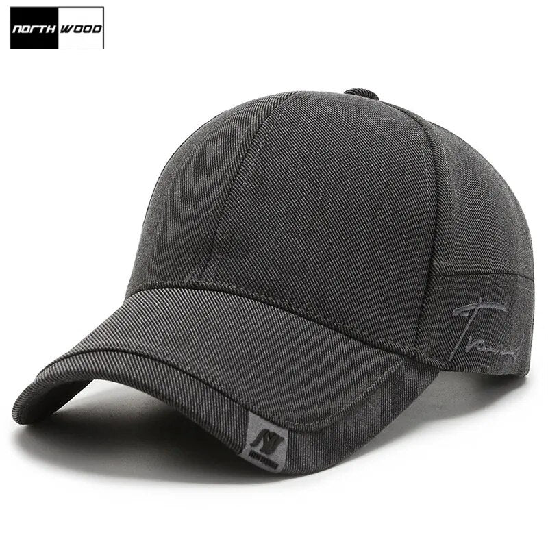 NORTHWOOD-Gorras de béisbol sólidas para hombre, gorro de algodón, de alta calidad, para exteriores