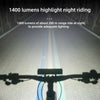 OFFBONDAGE-luz delantera para bicicleta de montaña, lámpara de 900 lúmenes, 2000mAh, resistente al agua, con carga USB