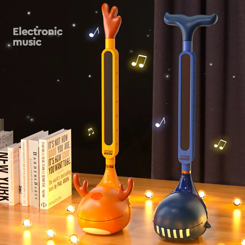 Otamatone-instrumento Musical electrónico japonés para niños, sintetizador de Tomatone, renacupolo eléctrico, Kawaii, Kalimba, Piano, juguete