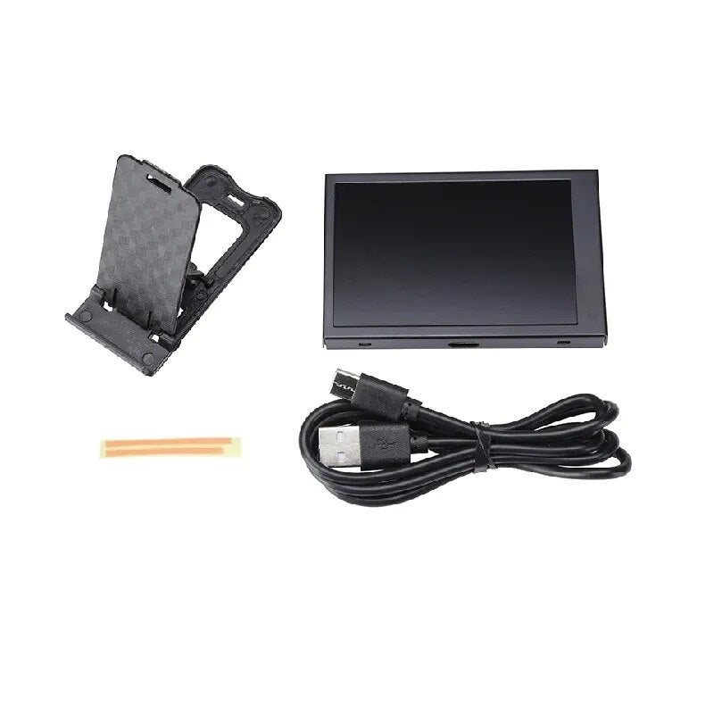 Pantalla secundaria de TYPE-C IPS de 3,5 pulgadas para ordenador, GPU, RAM, HDD, monitor USB, AIDA64