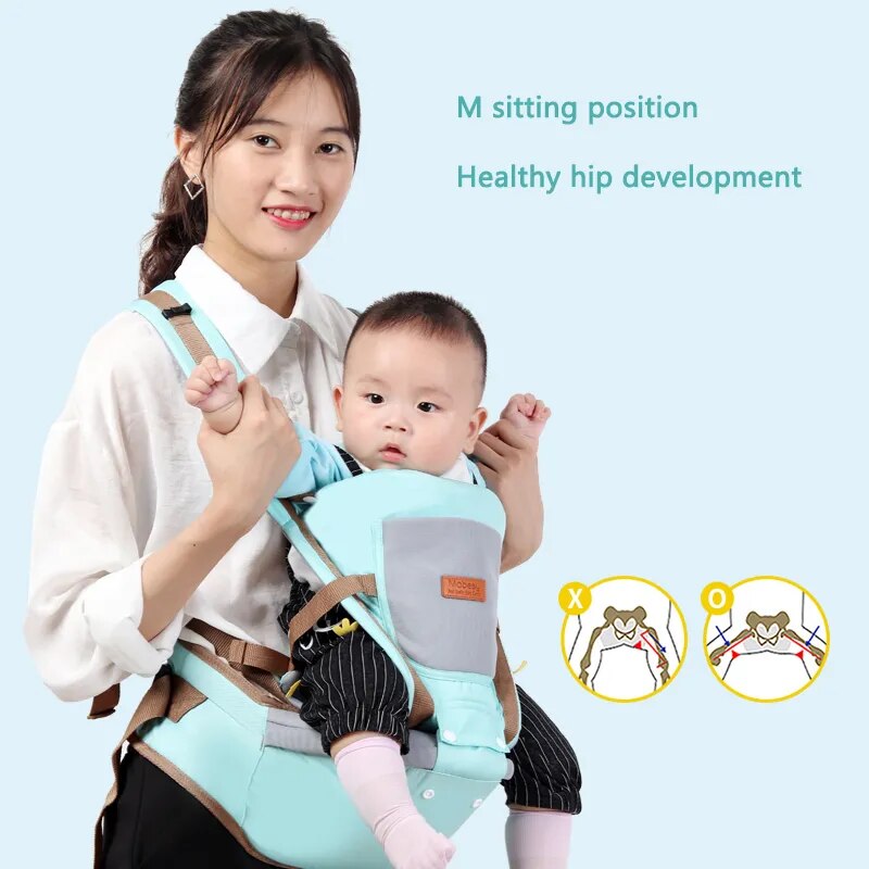 Portabebés ergonómico para recién nacidos, mochila para niños, asiento de cabestrillo, envoltura frontal para bebé de 0 a 36 meses