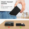 Billetera Minimalista RFID para Hombres y Mujeres - Portatarjetas de Metal delgado con Bloqueo RFID
