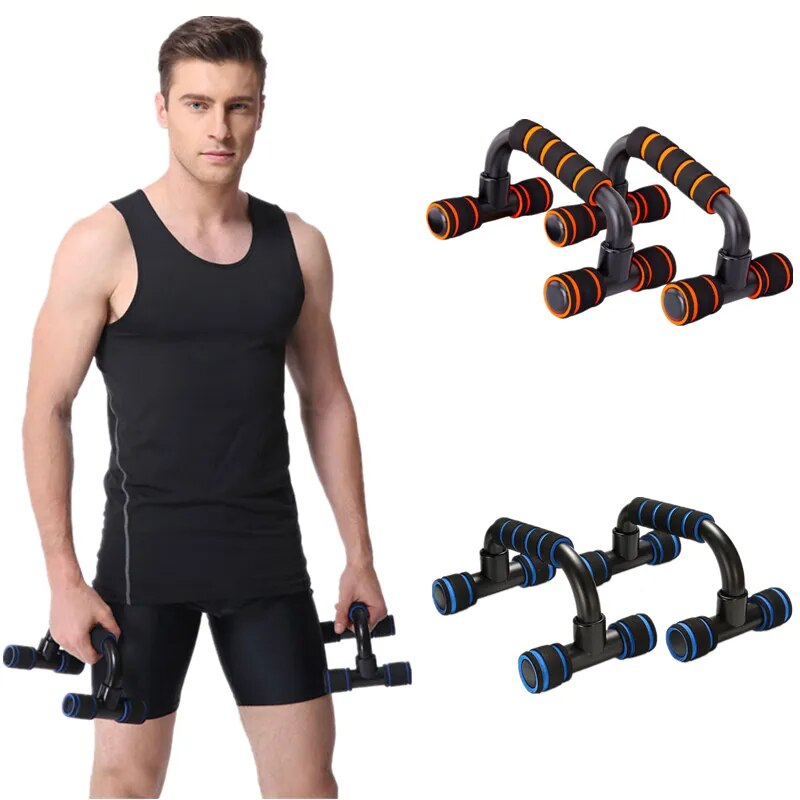 Soporte de realce antideslizante para Fitness en casa, manijas de gimnasio, barras de ejercicio, brazo, pecho, entrenamiento muscular, equipo de Culturismo