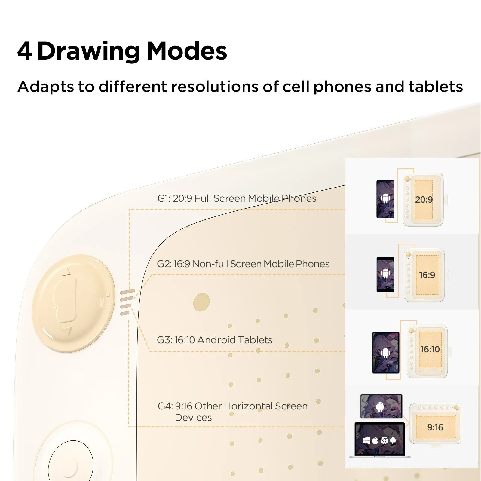 Tableta gráfica Ugee Q6, tableta de dibujo digital, tablero de dibujo para niños, soporte para PC Android, Mac