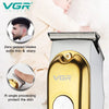 VGR-cortadora de pelo profesional para hombre, máquina eléctrica inalámbrica para cortar el pelo, ideal para peluquero, gran oferta, V-290