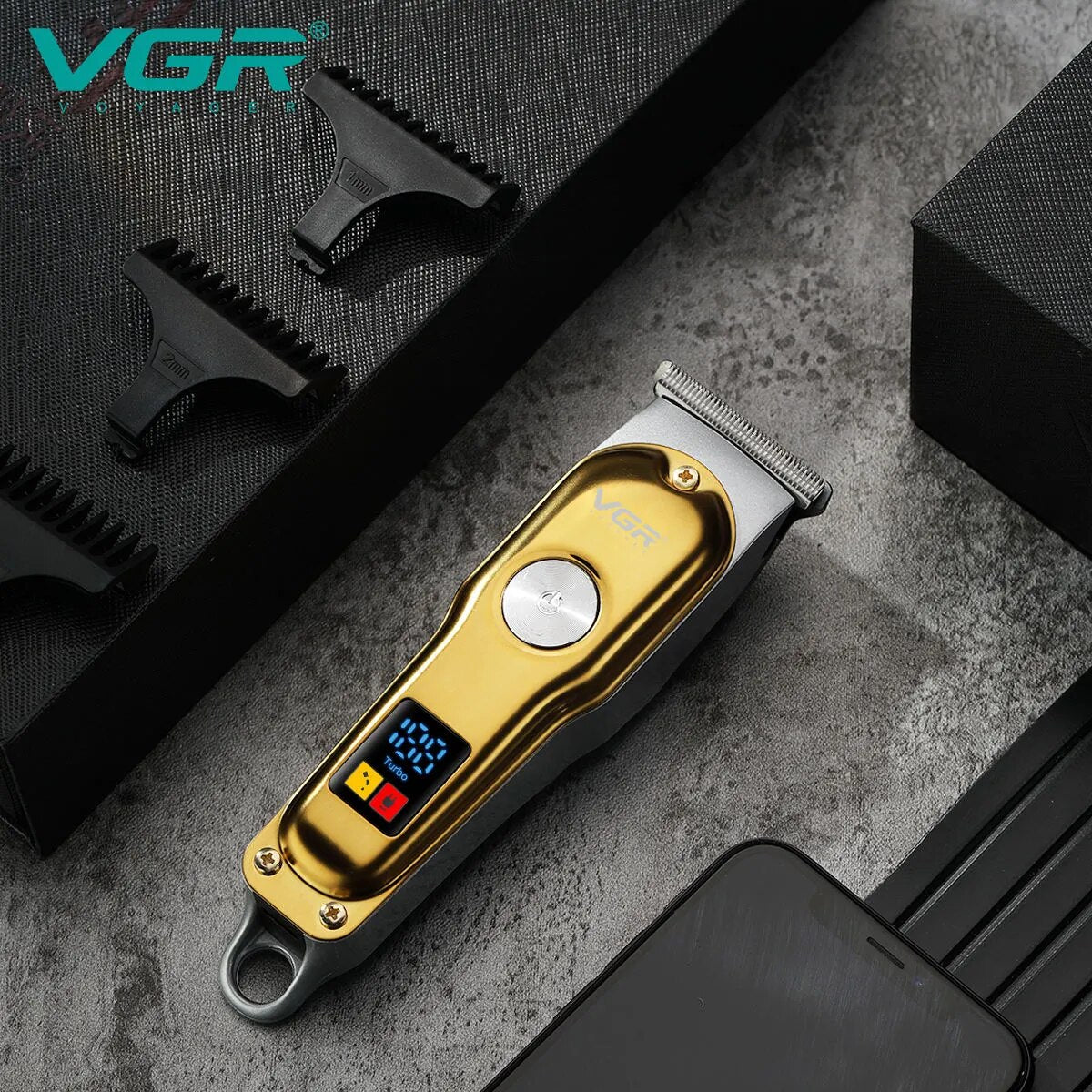 VGR-cortadora de pelo profesional para hombre, máquina eléctrica inalámbrica para cortar el pelo, ideal para peluquero, gran oferta, V-290