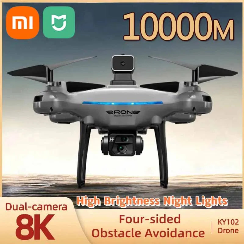 XIAOMI-Dron MIJIA KY102 8K Profesional, cámara Dual, fotografía aérea, 360, evitación de obstáculos, flujo óptico, cuatro ejes, RC