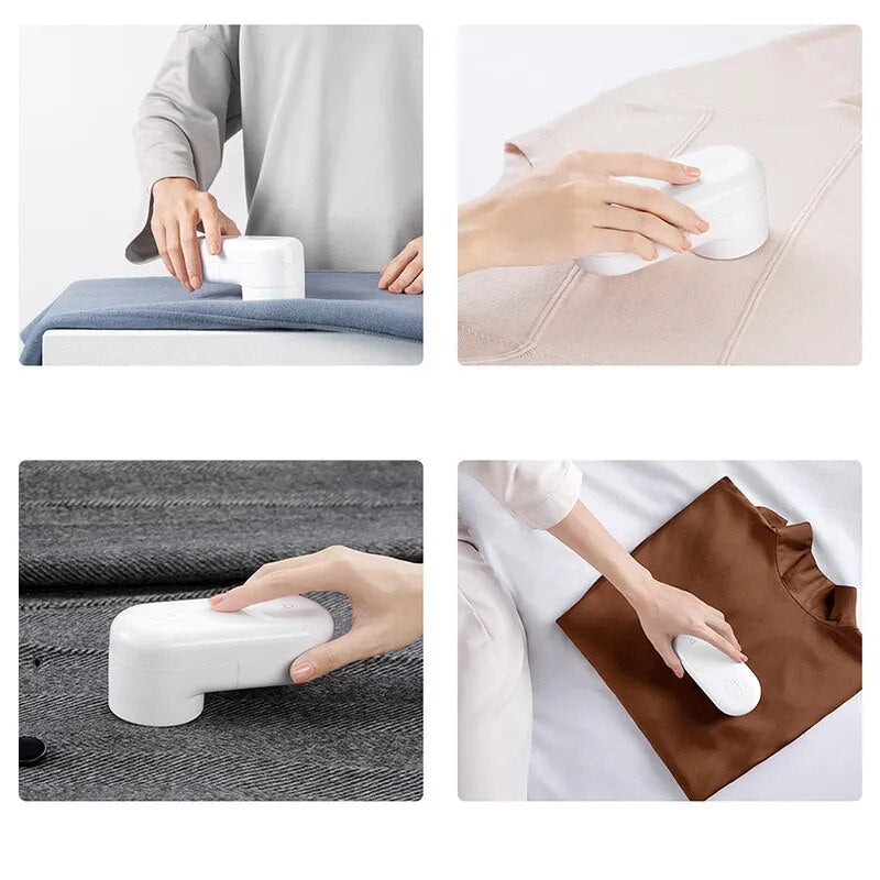 XIAOMI MIJIA Quita Pelusas Para La Ropa Quitapelusas Solac Eliminador De Electrico Cepillo Quita Pelusas Quita Bolas Quita Bolitas Maquina Quitar De La Ropa Removedor Lint Remover afeitadora De Ropa Retira Pelusa