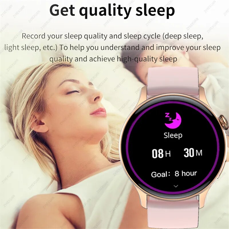 Xiaomi-reloj inteligente para hombre y mujer, pulsera con pantalla completa de 1,43 pulgadas, Bluetooth, llamadas, Monitor de ritmo cardíaco y sueño, modelos deportivos