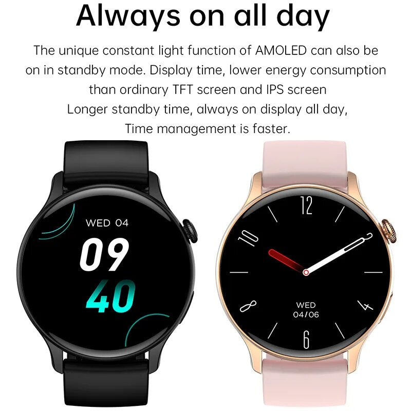 Xiaomi-reloj inteligente para hombre y mujer, pulsera con pantalla completa de 1,43 pulgadas, Bluetooth, llamadas, Monitor de ritmo cardíaco y sueño, modelos deportivos