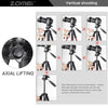 ZOMEI-Trípode de cámara profesional de aluminio Q111, portátil, de viaje, cabeza plana, para SLR, cámara digital, tres colores