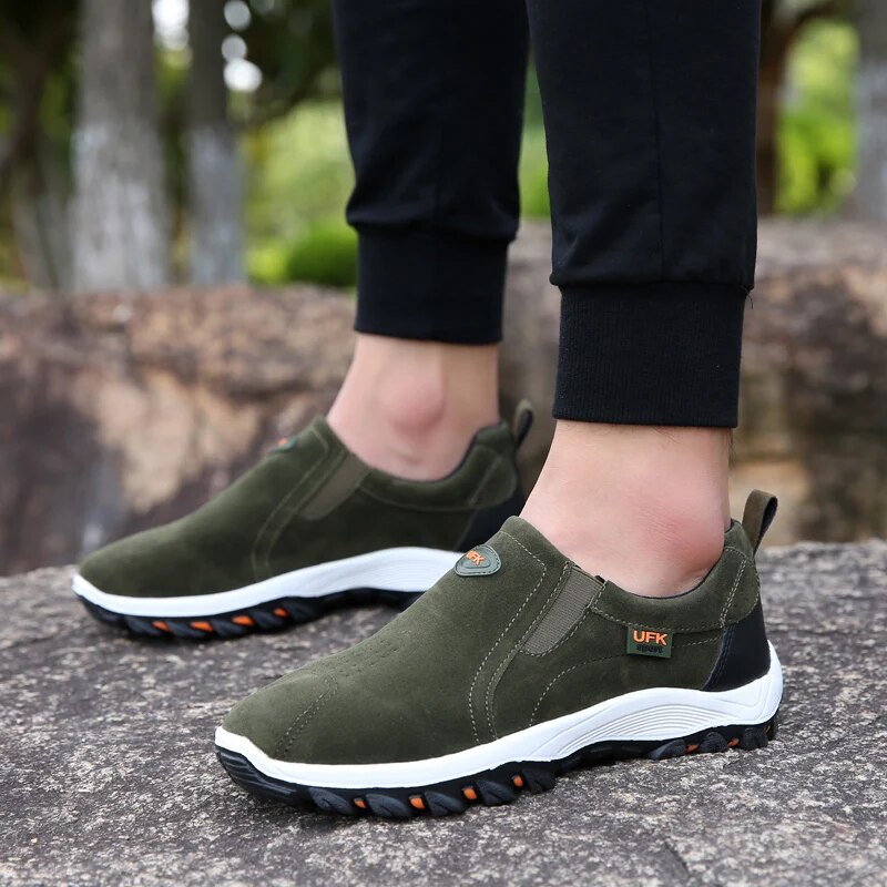 Zapatos Deportivos Antideslizantes para Hombre - Mocasines para Senderismo y Actividades al Aire Libre