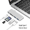 Adaptador USB 3,1 tipo C a HDMI, Hub 4K Thunderbolt 3, USB C 3,0, ranura para lector SD TF, PD para MacBook Air Pro M2 M1 Chip