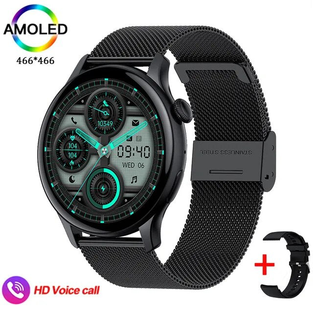 Xiaomi-reloj inteligente para hombre y mujer, pulsera con pantalla completa de 1,43 pulgadas, Bluetooth, llamadas, Monitor de ritmo cardíaco y sueño, modelos deportivos