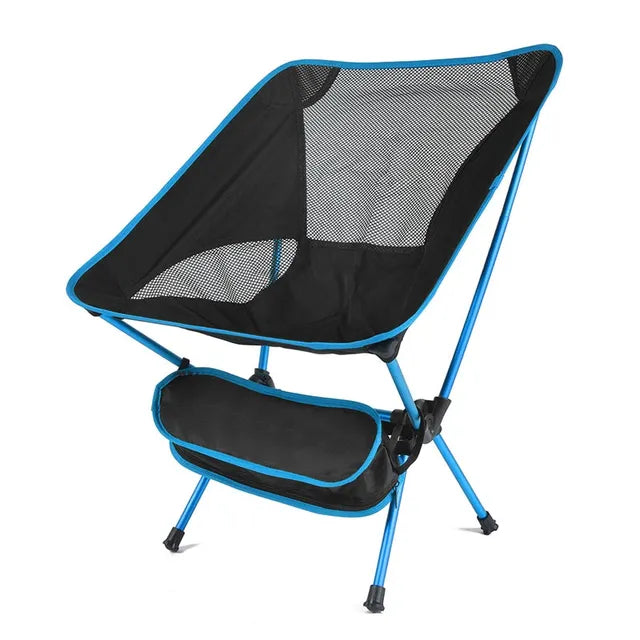 Silla plegable ultraligera para viaje, asiento superduro de alta carga para acampar al aire libre, portátil para playa, senderismo, Picnic, herramienta de pesca