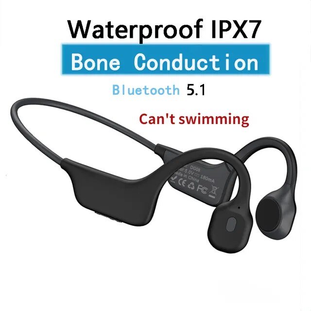 Auriculares inalámbricos IPX8 para natación, cascos de conducción ósea Real, con Bluetooth, 32G, resistentes al agua, deportivos, con micrófono, 2023