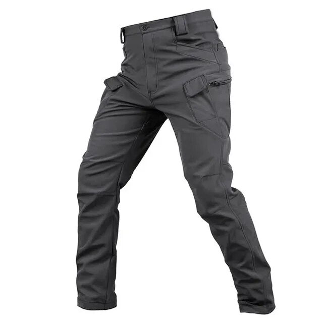 Pantalones tácticos de forro polar a prueba de viento para hombre, pantalones cálidos de concha suave, impermeables, para viajes al aire libre, Camping y senderismo, esquí, Invierno