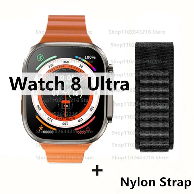 Reloj inteligente Ultra 8 Pro MAX Gen 2 para hombre y mujer, accesorio de pulsera deportivo con Pantalla Amoled de 49mm, carga inalámbrica de alta frecuencia de actualización, NFC, 2023