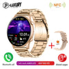 PLUXURY-reloj inteligente para hombre y mujer, accesorio de pulsera resistente al agua IP67 con seguimiento de actividad deportiva, llamadas, Bluetooth, Pantalla AMOLED de 1,45 pulgadas, nuevo