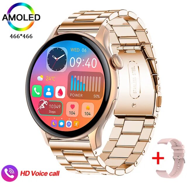 Xiaomi-reloj inteligente para hombre y mujer, pulsera con pantalla completa de 1,43 pulgadas, Bluetooth, llamadas, Monitor de ritmo cardíaco y sueño, modelos deportivos