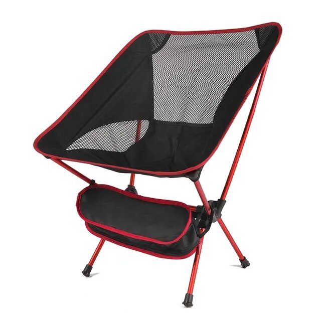 Silla plegable ultraligera para viaje, asiento superduro de alta carga para acampar al aire libre, portátil para playa, senderismo, Picnic, herramienta de pesca