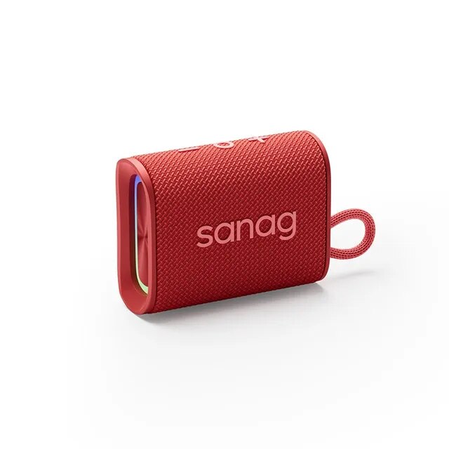 Sanag Altavoz Inalámbrico M13S Pro, Dispositivo con Bluetooth, Minialtavoz Portátil para Exterior, Control por Aplicación, Llamadas con Manos Libres, Sonido de Graves, 5 W, Impermeabilidad IPX7