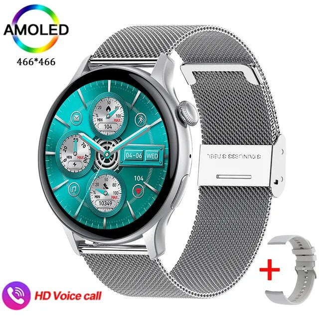 Xiaomi-reloj inteligente para hombre y mujer, pulsera con pantalla completa de 1,43 pulgadas, Bluetooth, llamadas, Monitor de ritmo cardíaco y sueño, modelos deportivos