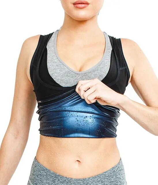 Chaleco de Sauna de neopreno para hombres y mujeres, entrenador de cintura, adelgazante, moldeador de cuerpo, corsé, ropa interior de gimnasio, camiseta sin mangas para quemar grasa