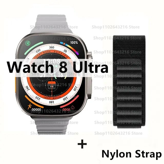 Reloj inteligente Ultra 8 Pro MAX Gen 2 para hombre y mujer, accesorio de pulsera deportivo con Pantalla Amoled de 49mm, carga inalámbrica de alta frecuencia de actualización, NFC, 2023