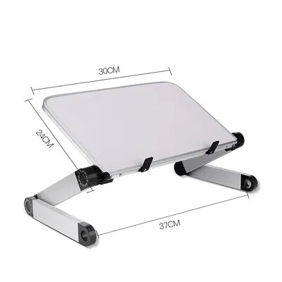 Escritorio plegable ajustable para ordenador portátil, mesa de cama, Enfriador de Notebook, soporte multifuncional, para oficina