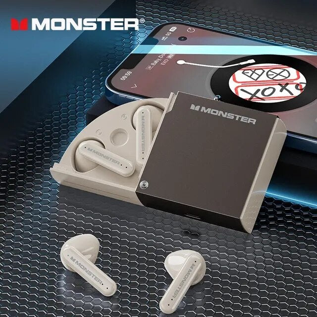 Monster-auriculares inalámbricos XKT17 originales, cascos HiFi con Bluetooth de baja latencia, deportivos, para juegos, novedad